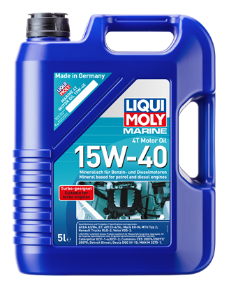 Resim LIQUI MOLY 15W40 4T Marine Motor Yağı 5 Litre (25016)